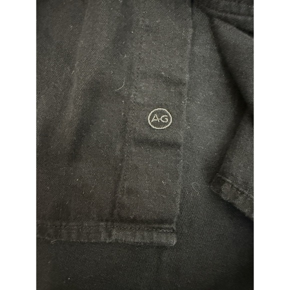 AG Adriano Goldschmied Men's Size XXL Long Sleeve Button Front Black Shirt - Picture 7 of 7